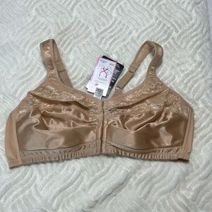 Comfort Choice Nude Easy Enhancer Wireless Bra 48C NWT